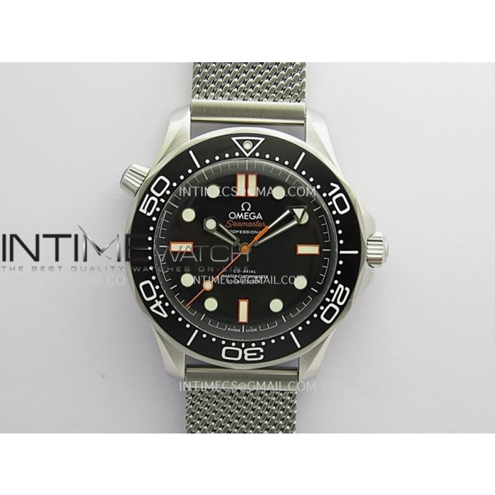 [VSF] 오메가 씨마스터 300M 다이버 블랙/오렌지다이얼 메쉬스틸브레이슬릿 8806