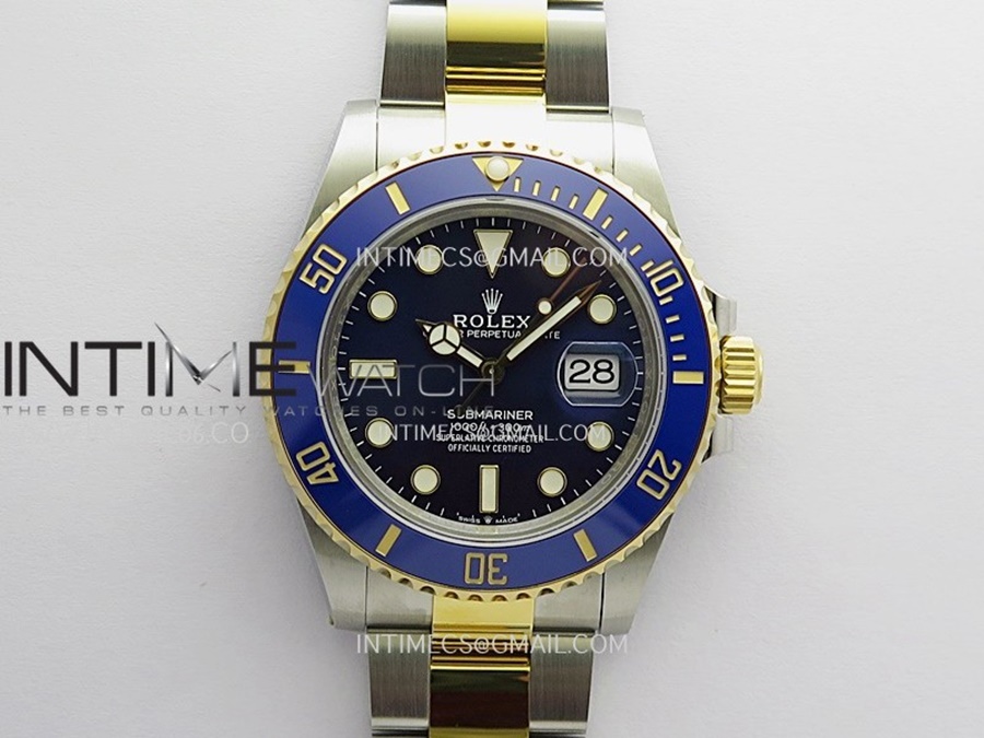 [VSF] 롤렉스 126613 신형서브마리너 옐로우골드콤비 텅스텐(Cu-W) 블루세라믹베젤 블루다이얼 스틸브레이슬릿 DD3235
