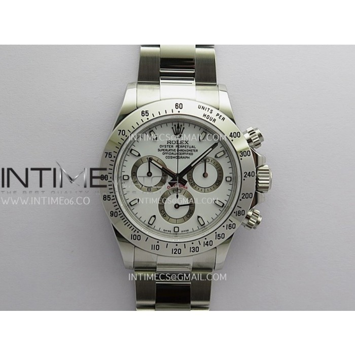 [VSF] 롤렉스 116520 데이토나 스틸베젤 화이트다이얼 스틸브레이슬릿 DD4130