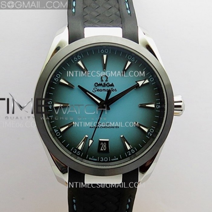 aquaterra150mssvsf11besteditionturquoisedialonblackrubberstrapsuperclonea89001