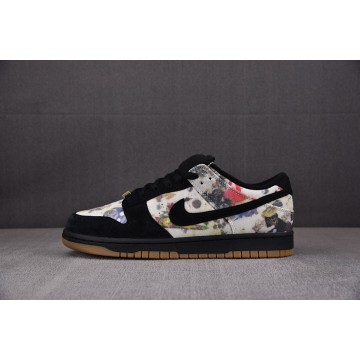 [M] 슈프림 x 나이키SB 덩크 로우 QS 라멜지 블랙 (남여공용)