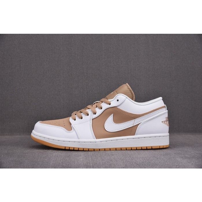 [CJ] 조던1 로우 화이트 헴프 검 옐로우 (남성용)