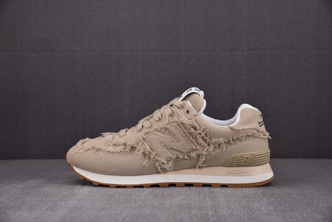 [ZH] 미우미우 x 뉴발란스 574 우먼스 데님 베이지 (여성용)