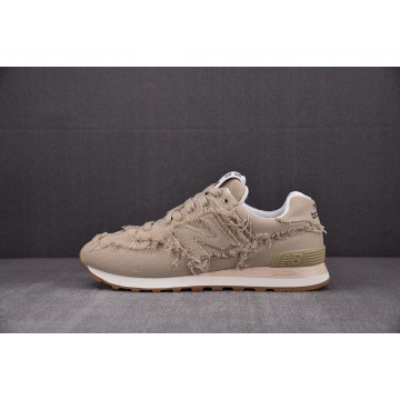 [ZH] 미우미우 x 뉴발란스 574 우먼스 데님 베이지 (여성용)
