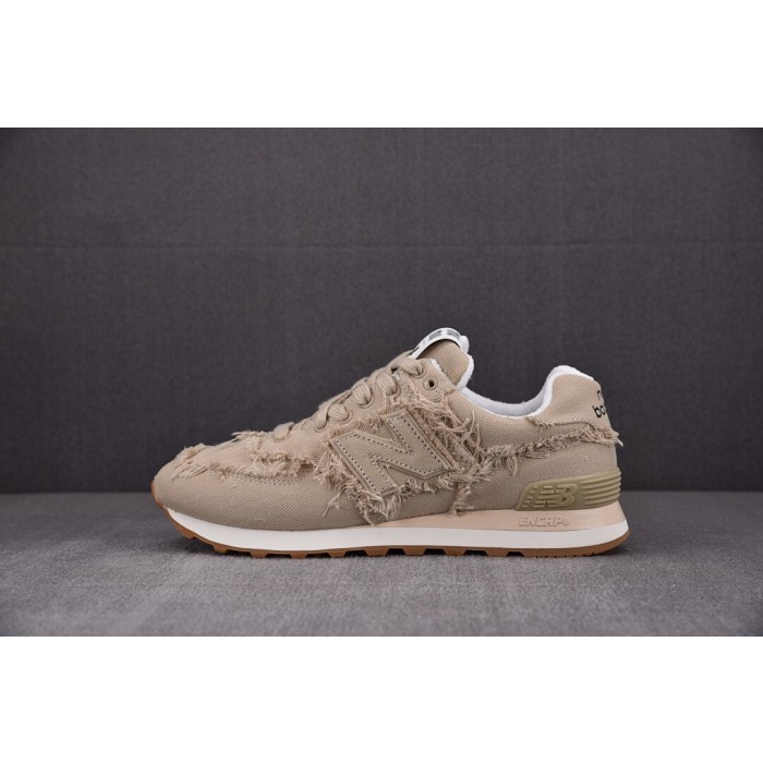 [ZH] 미우미우 x 뉴발란스 574 우먼스 데님 베이지 (여성용)