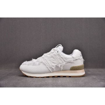 [ZH] 미우미우 x 뉴발란스 574 데님 화이트 (여성용)