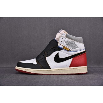 [LJR] 유니온 x 조던1 하이 레트로 OG 블랙토 (남성용)