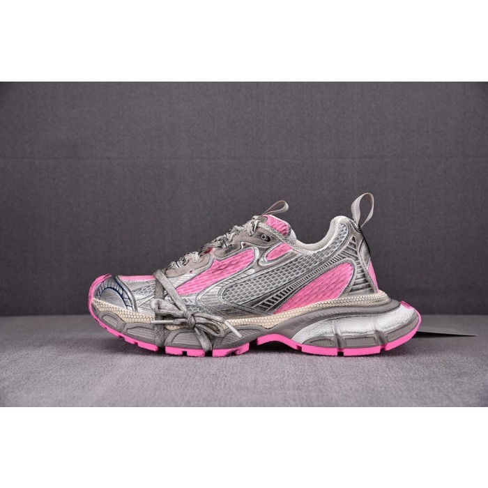 [XA] 발렌시아가 3XL 스니커즈 우먼스 화이트 그레이 핑크 (남여공용)