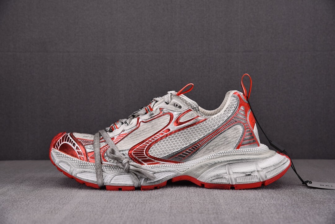 [XA] 발렌시아가 3XL 스니커즈 화이트 레드 (남여공용)