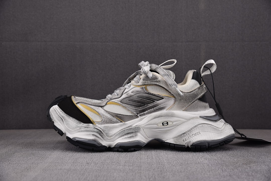 [XA] 발렌시아가 카고 스니커즈 화이트 그레이 (남여공용)