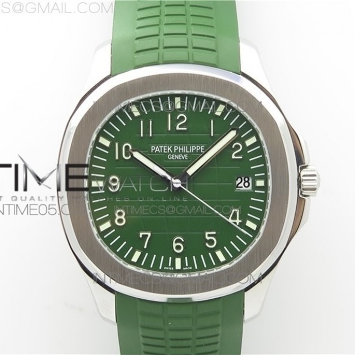aquanaut5168g42mmsszf11besteditiongreendialongreenrubberstrap324cs1