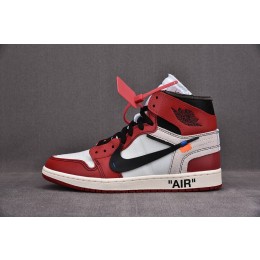 [LJR] 오프화이트 x 조던1 하이 레트로 시카고 더 텐 (남성용)