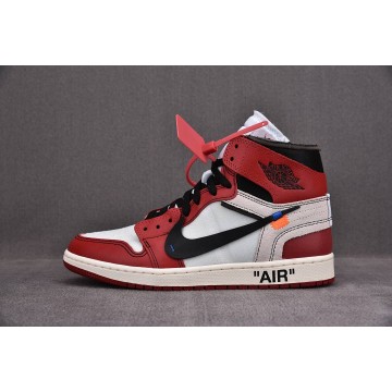 [LJR] 오프화이트 x 조던1 하이 레트로 시카고 더 텐 (남성용)