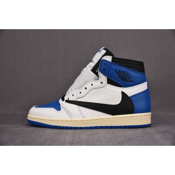 [LJR] 트래비스 스캇 x 프라그먼트 x 조던1 하이 레트로 OG SP 밀리터리 블루 (남여공용)