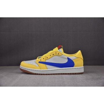 [LJR] 트래비스 스캇 x 조던1 로우 레트로 OG SP 카나리 (남여공용)