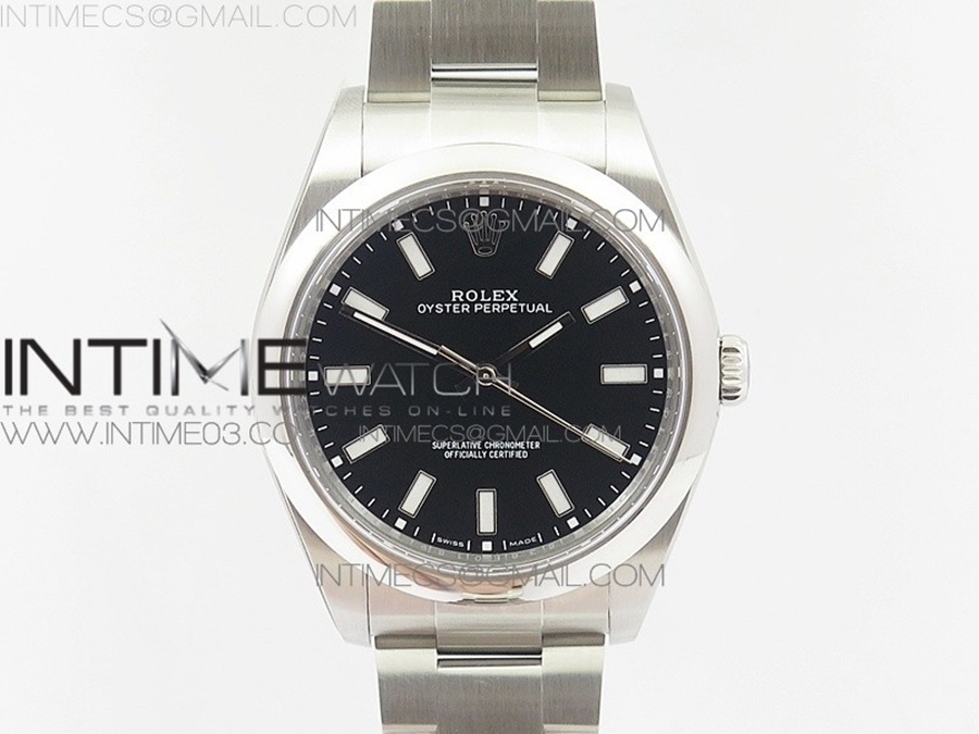 [BP] 롤렉스 114300 오이스터퍼페츄얼 39mm 스틸 블랙다이얼 브레이슬릿 SA3132