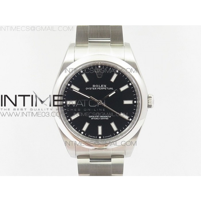 [BP] 롤렉스 114300 오이스터퍼페츄얼 39mm 스틸 블랙다이얼 브레이슬릿 SA3132