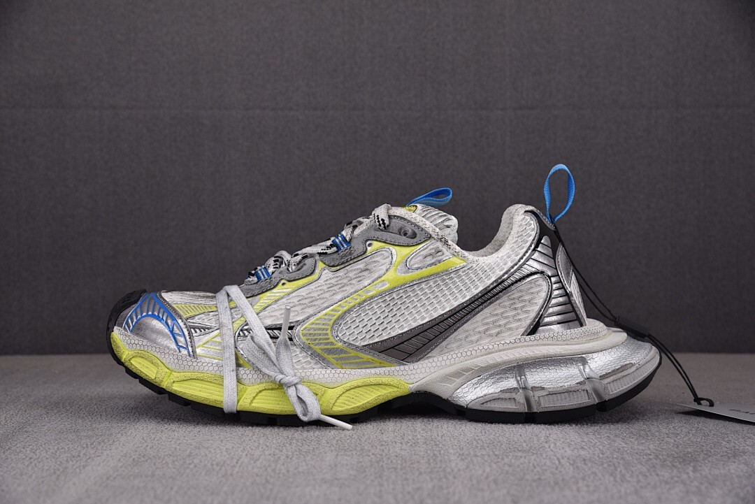 [XA] 발렌시아가 3XL 스니커즈 화이트 옐로우 블루 (남여공용)