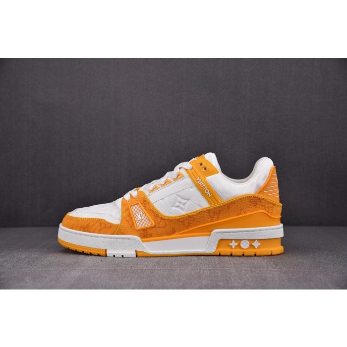 [GD] 루이비통 LV 트레이너 스니커즈 모노그램 데님 옐로우 (남여공용)