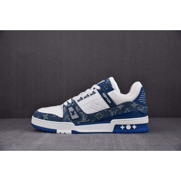 [GD] 루이비통 LV 트레이너 스니커즈 모노그램 데님 블루 (남여공용)