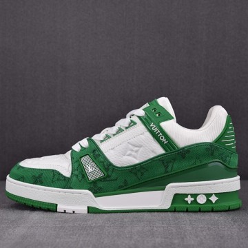 [GD] 루이비통 LV 트레이너 스니커즈 모노그램 데님 그린 (남여공용)