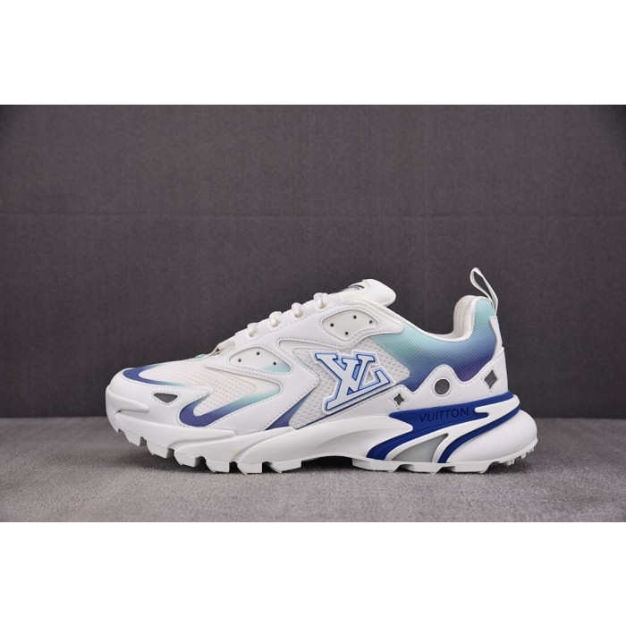 [GD] 루이비통 LV 러너 태틱 스니커즈 화이트 블루 (남성용)