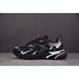 [GD] 루이비통 LV 러너 태틱 스니커즈 블랙 화이트 (남성용)