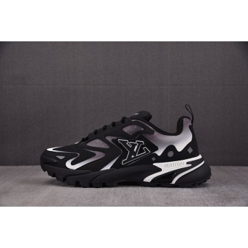 [GD] 루이비통 LV 러너 태틱 스니커즈 블랙 화이트 (남성용)