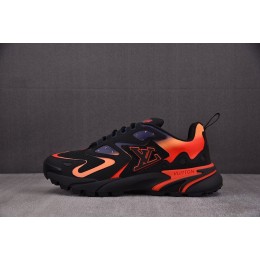 [GD] 루이비통 LV 러너 태틱 스니커즈 블랙 오렌지 (남성용)