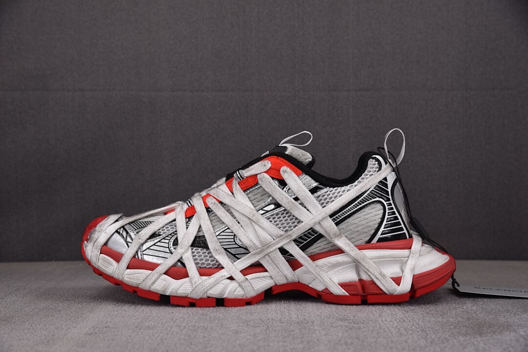 [XA] 발렌시아가 3XL 스니커즈 익스트림 레이스 그레이 레드 (남여공용)