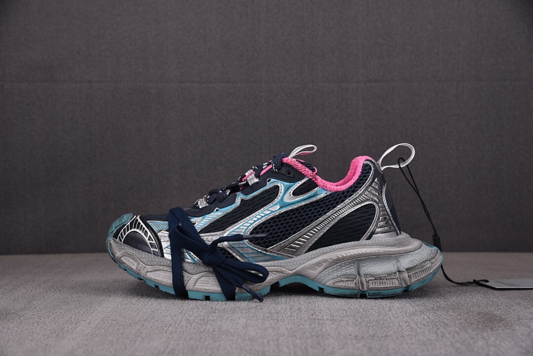 [XA] 발렌시아가 3XL 스니커즈 그레이 블루 핑크 (남여공용)