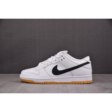 [M] 나이키SB 덩크 로우 프로 화이트 앤 검 (남성용)