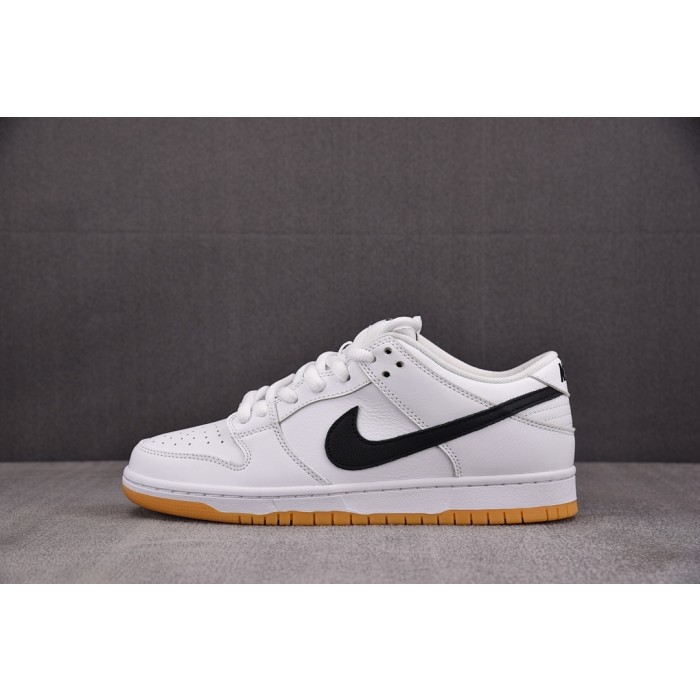 [M] 나이키SB 덩크 로우 프로 화이트 앤 검 (남성용)