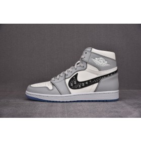 [PK BASF] 디올 x 조던1 하이 OG 울프 그레이 화이트 (남여공용)