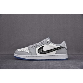 [PK BASF] 디올 x 조던1 로우 OG 울프 그레이 화이트 (남여공용)