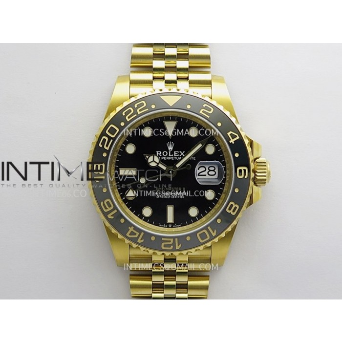 [ARF] 롤렉스 126718 지엠티마스터2 옐로우골드 블랙/그레이인서트 타이거아이언다이얼 스틸브레이슬릿 DD3285