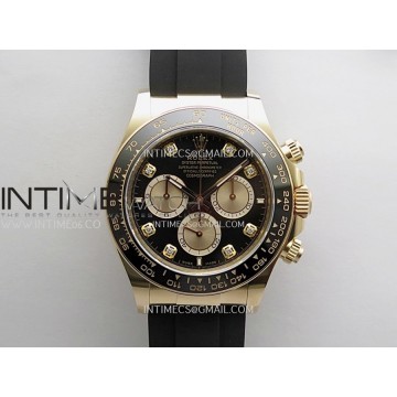 [ARF] 롤렉스 126515 데이토나 로즈골드 텅스텐(Cu-W) 블랙/로골8P다이얼 블랙러버스트랩 DD4131