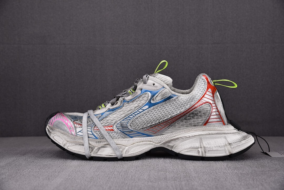 [ZH] 발렌시아가 3XL 스니커즈 화이트 레드 블루 (남여공용)