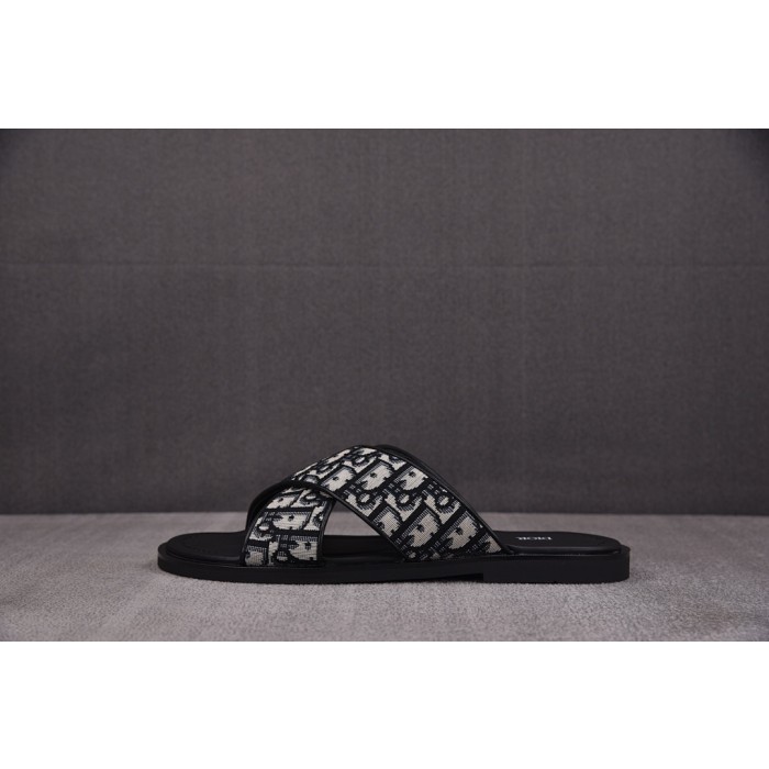 [GD] 디올 알리아스 샌들 블랙 베이지 (남성용)