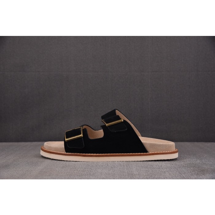 [GD] 브루넬로 쿠치넬리 샌들 더블 버클 스트랩 블랙 (남성용)