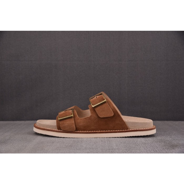 [GD] 브루넬로 쿠치넬리 샌들 더블 버클 스트랩 브라운 (남성용)