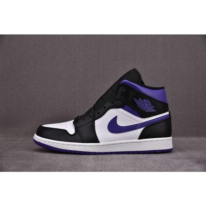 [CJ] 조던1 미드 블랙 다크 아이리스 (남성용)