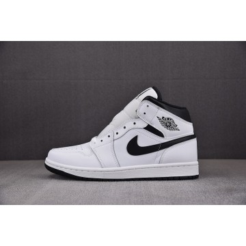 [CJ] 조던1 미드 화이트 블랙 (남성용)