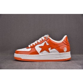 [M] 베이프 스타 로우 스니커즈 오렌지 화이트 (남여공용)