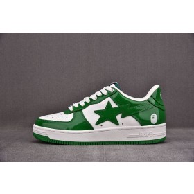[M] 베이프 스타 로우 스니커즈 그린 화이트 (남여공용)