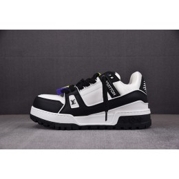 [BQ] 루이비통 LV 트레이너 맥시 스니커즈 화이트 블랙 (남여공용)