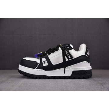 [BQ] 루이비통 LV 트레이너 맥시 스니커즈 화이트 블랙 (남여공용)