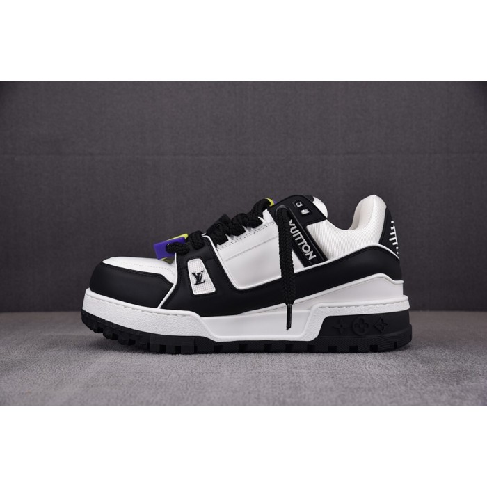 [BQ] 루이비통 LV 트레이너 맥시 스니커즈 화이트 블랙 (남여공용)
