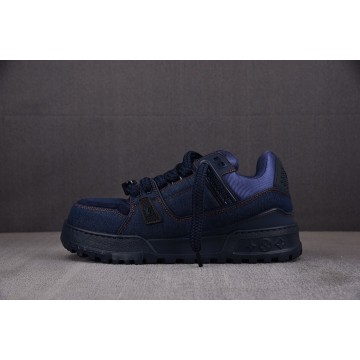 [BQ] 루이비통 LV 트레이너 맥시 스니커즈 데님 네이비 (남성용)