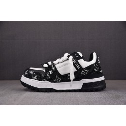 [BQ] 루이비통 LV 트레이너 맥시 스니커즈 데님 블랙 (남성용)